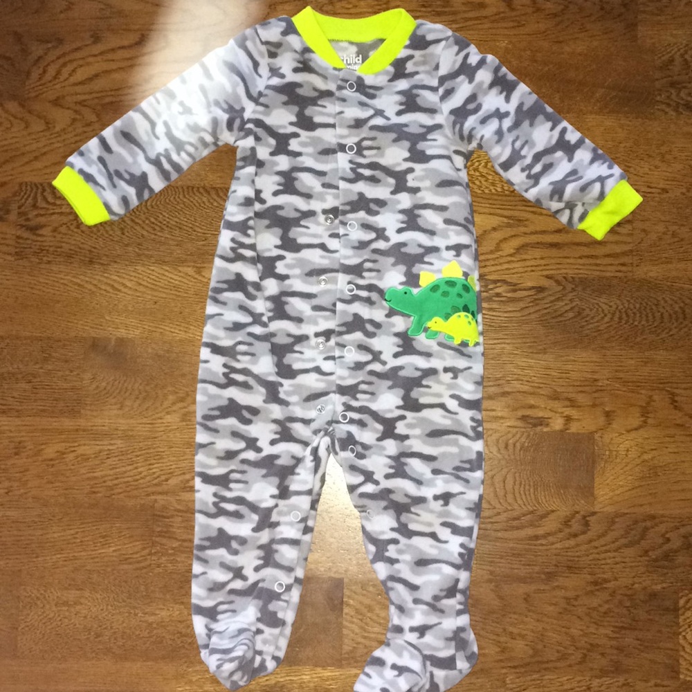 Turtle fleece footy pajamas.